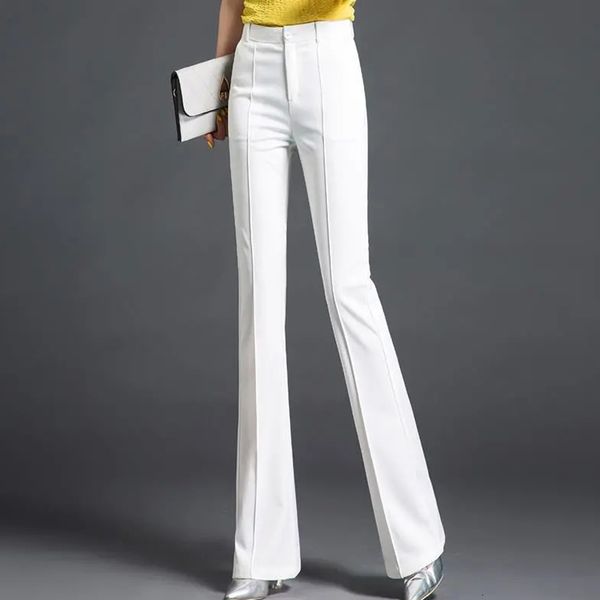 women's pants capris high elastic spring summer flare pants plus size 3xl casual straight trousers for women work suit pants korean loo, Black;white
women's pants capris high elastic spring summer flare pants plus size 3xl casual straight trousers for women work suit pants korean loo, Black;white