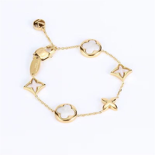 charm bracelets flower lock bracelets bangle letter v titanium steel designer for women men luxury jewlery gifts woman girl gold s212t, Golden;silver
charm bracelets flower lock bracelets bangle letter v titanium steel designer for women men luxury jewlery gifts woman girl gold s212t, Golden;silver