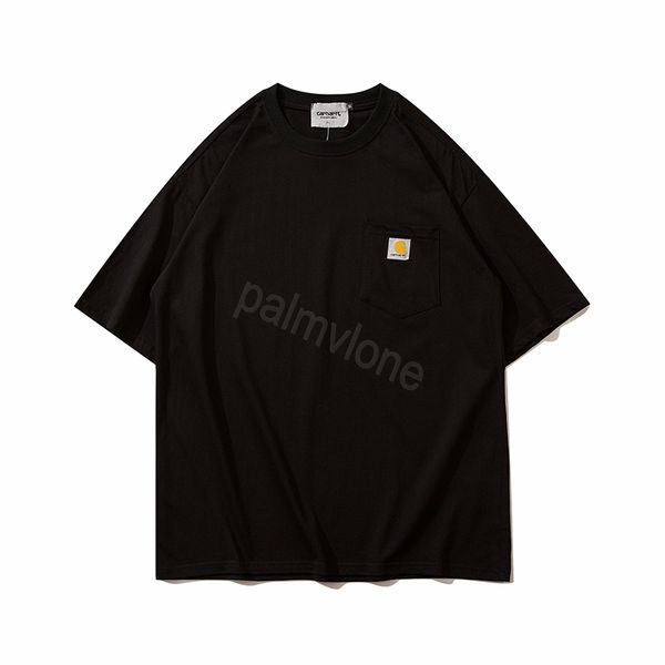 designer men's t shirt summer carharrts t shirt vintage wash chest pocket logo print casual loose short sleeve 10 colors available clot, White;black 
designer men's t shirt summer carharrts t shirt vintage wash chest pocket logo print casual loose short sleeve 10 colors available clot, White;black