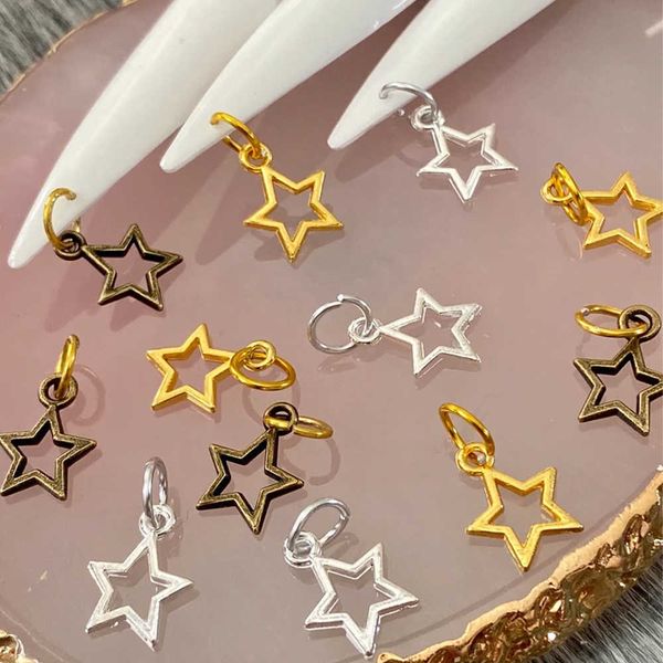nail art decorations 5100pcs hollow dangling nail art charms decorations 3d metal star nail charms nail dangle diy piercing dangle jewels na, Silver;gold
nail art decorations 5100pcs hollow dangling nail art charms decorations 3d metal star nail charms nail dangle diy piercing dangle jewels na, Silver;gold