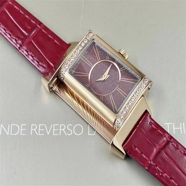 small 23x39mm women watch reverso ultra thin lovers marry stainless steel vintage lady edition quartz girl wat220h, Slivery;brown
small 23x39mm women watch reverso ultra thin lovers marry stainless steel vintage lady edition quartz girl wat220h, Slivery;brown