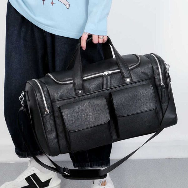 hand luggage bag men's single shoulder messenger bag short distance travel bag pu leather fitness bag large capacity business bag 23042
hand luggage bag men's single shoulder messenger bag short distance travel bag pu leather fitness bag large capacity business bag 23042
