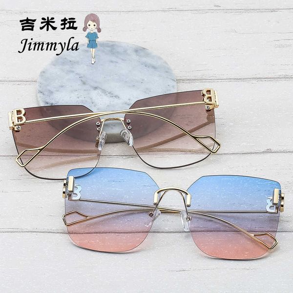 frames new metal sunglasses fashion net red concave shape b sunglasses personalized frameless women's glasses, White;black
frames new metal sunglasses fashion net red concave shape b sunglasses personalized frameless women's glasses, White;black