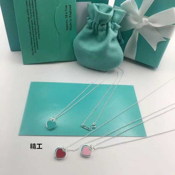 tiffy enamel love necklace female cnc word print double heart blue red pink pendant collar chain, Black
tiffy enamel love necklace female cnc word print double heart blue red pink pendant collar chain, Black