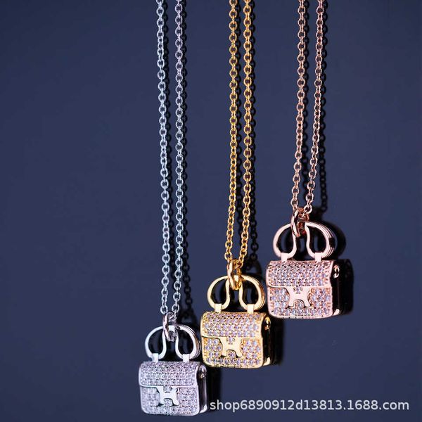 designerhigh board printed with clear kangkang bag necklace yama family lettering female rose gold lock head h letter diamond pendant, Black
designerhigh board printed with clear kangkang bag necklace yama family lettering female rose gold lock head h letter diamond pendant, Black