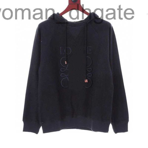 men's hoodies & sweatshirts designer luxury loes classic men's and women's same suede embroidery hooded long sleeve pullover, Black
men's hoodies & sweatshirts designer luxury loes classic men's and women's same suede embroidery hooded long sleeve pullover, Black