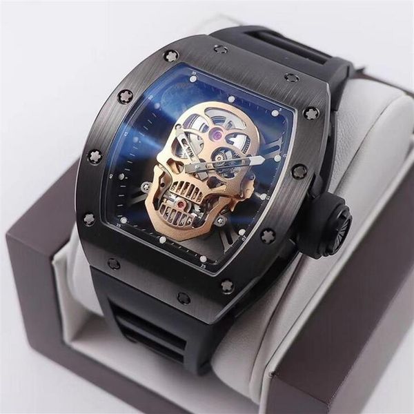 man watch stainless steel watchcase hardlex crystal hand-winding mechanical mens watches black dial rubber strap 003238f, Slivery;brown
man watch stainless steel watchcase hardlex crystal hand-winding mechanical mens watches black dial rubber strap 003238f, Slivery;brown