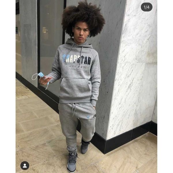 trapstar mens tracksuits men's tracksuit trend hooded 2 pieces set hoodie sweatshirt sweatpants sportwear jogging outfit man cloth, Gray
trapstar mens tracksuits men's tracksuit trend hooded 2 pieces set hoodie sweatshirt sweatpants sportwear jogging outfit man cloth, Gray