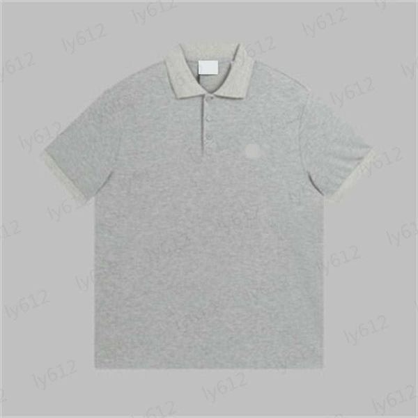 grey summer spring mens t-shirts cotton solid color fashion leisure luxury classic brand logo pattern printed short sleeve polo t-shirt men, White;black
grey summer spring mens t-shirts cotton solid color fashion leisure luxury classic brand logo pattern printed short sleeve polo t-shirt men, White;black