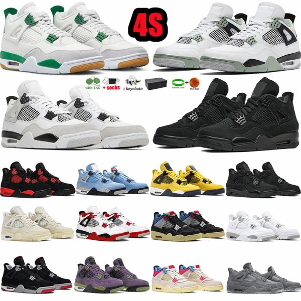 men s 4 4s basketball shoes for mens women jumpman iv sports sneakers pine green white oreo university blue mocha seafoam lightning military
men s 4 4s basketball shoes for mens women jumpman iv sports sneakers pine green white oreo university blue mocha seafoam lightning military