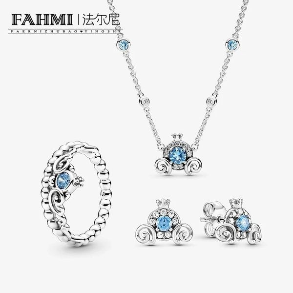fahmi 100% 925 silver jewelry set pumpkin car ring necklace earrings pan-style cinderella series mysterious charm for girlfriend party, Slivery;golden
fahmi 100% 925 silver jewelry set pumpkin car ring necklace earrings pan-style cinderella series mysterious charm for girlfriend party, Slivery;golden