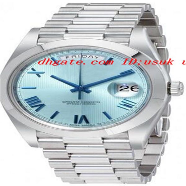new luxury watches ice blue dial platinum automatic mechanical movement men's watch men's watch wristwatches248m, Slivery;brown
new luxury watches ice blue dial platinum automatic mechanical movement men's watch men's watch wristwatches248m, Slivery;brown