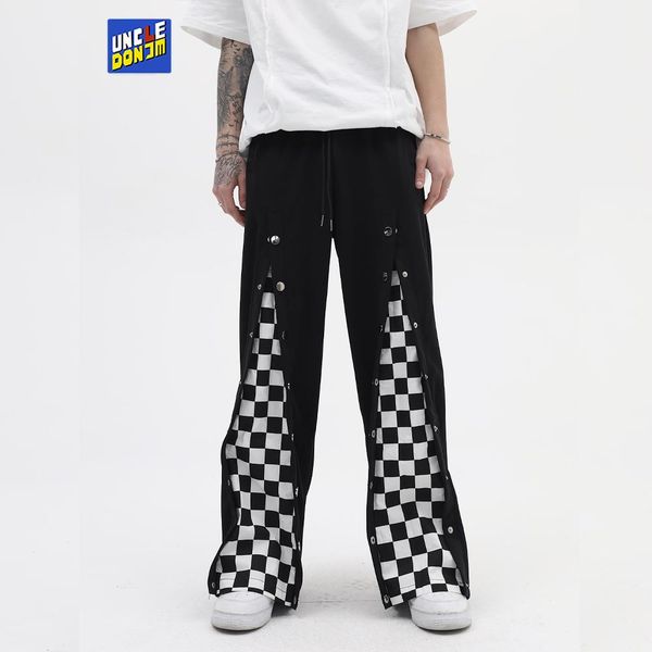 pants chess button sweatpants men track pants men plaid pants mens street wear mens joggers full length, Black
pants chess button sweatpants men track pants men plaid pants mens street wear mens joggers full length, Black