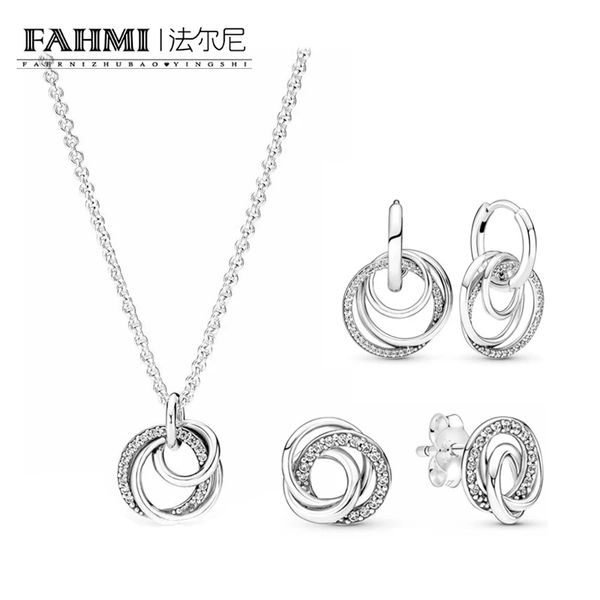 fahmi round eternal light surround pendant heart stud earrings necklace chain joyas conjuntos plata de ley 925 autentica fine jewelry, Silver
fahmi round eternal light surround pendant heart stud earrings necklace chain joyas conjuntos plata de ley 925 autentica fine jewelry, Silver