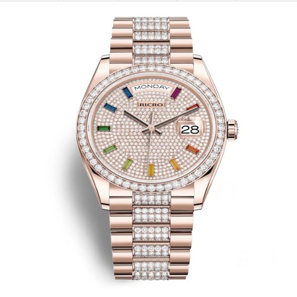 luxury men's watch fashion sports style folding buckle 36mm sapphire glass elegant diamond double calendar display ros3027, Slivery;brown
luxury men's watch fashion sports style folding buckle 36mm sapphire glass elegant diamond double calendar display ros3027, Slivery;brown