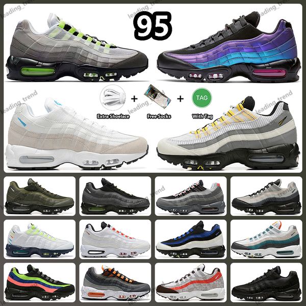 

designer 95 95s running shoes laser fuchsia triple black white neon light bone grey red pure platinum midnight navy trainers outdoor sports