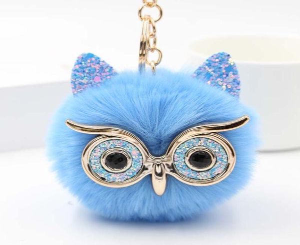 lovely sequin ear owl keychains for girls boy fluffy fake animal fur ball pompon key chain charm women bag key ring1560523, Silver
lovely sequin ear owl keychains for girls boy fluffy fake animal fur ball pompon key chain charm women bag key ring1560523, Silver