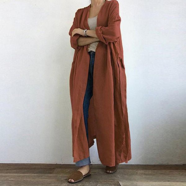 women's trench coats cardigan chic oversized pure color maxi coat cool autumn jacket open stitch women clothing 230421, Tan;black
women's trench coats cardigan chic oversized pure color maxi coat cool autumn jacket open stitch women clothing 230421, Tan;black