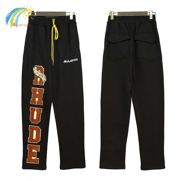 men's pants hip hop multi pocket overalls men women 11 cotton towel embroidered sweatpants drstring casual pants j230420, Black
men's pants hip hop multi pocket overalls men women 11 cotton towel embroidered sweatpants drstring casual pants j230420, Black