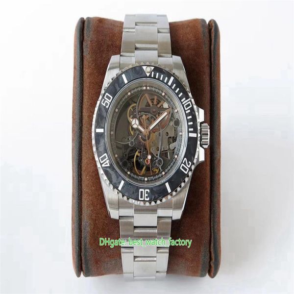 2 color super quality watches 40mm 116610 andrea pirlo skeleton carbon fiber bezel 904l steel cal 3130 movemen mechanical automati251e, Slivery;brown
2 color super quality watches 40mm 116610 andrea pirlo skeleton carbon fiber bezel 904l steel cal 3130 movemen mechanical automati251e, Slivery;brown