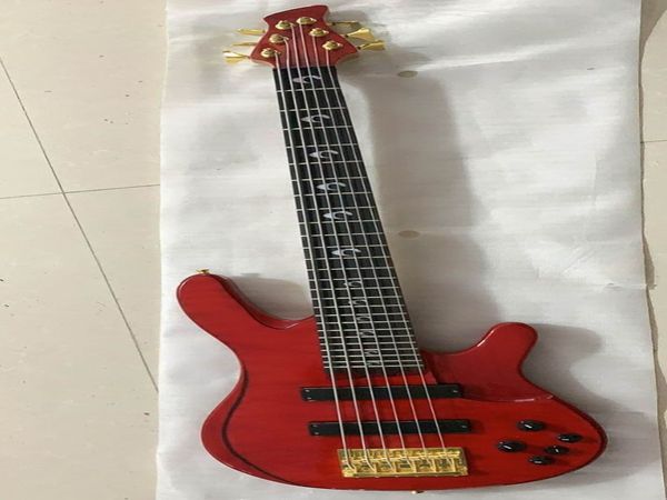 wholesale guitar new arrival 6 string electric bass guitar ymh model in cherry red 221005
wholesale guitar new arrival 6 string electric bass guitar ymh model in cherry red 221005