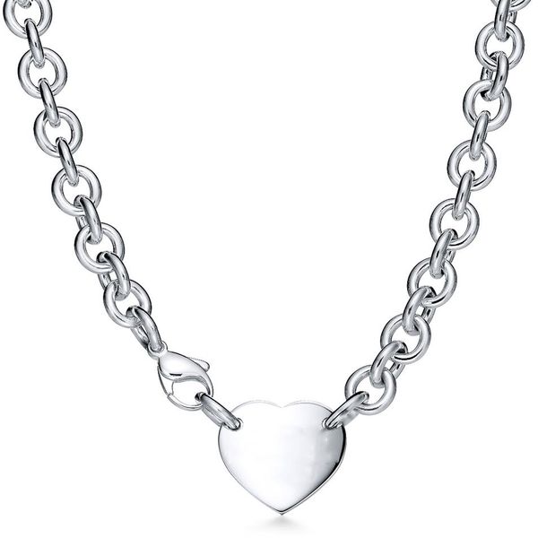 heart necklace womens stainless steel couple pendant jewelry on the neck valentine day gift for girlfriend accessories whole c267n, Silver
heart necklace womens stainless steel couple pendant jewelry on the neck valentine day gift for girlfriend accessories whole c267n, Silver