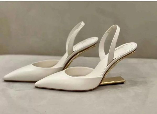 luxury first leather women sandals shoes fshaped high heeled open toe pumps goldcolored metal lady slingback lady party wedd3101479, Black
luxury first leather women sandals shoes fshaped high heeled open toe pumps goldcolored metal lady slingback lady party wedd3101479, Black