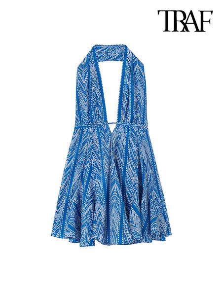 casual dresses traf women fashion with tied printed halterneck mini dress vintage backless elastic waist female vestidos mujer 230421, Black;gray
casual dresses traf women fashion with tied printed halterneck mini dress vintage backless elastic waist female vestidos mujer 230421, Black;gray