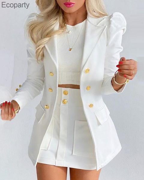 pants large size women's clothing temperament slim short skirt 2pcs set lady spring summer long sleeve shoulder pads suit blazer mujer, White
pants large size women's clothing temperament slim short skirt 2pcs set lady spring summer long sleeve shoulder pads suit blazer mujer, White