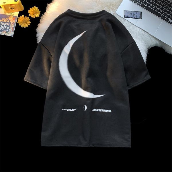 mens tshirts moon summer american suede short sleeved heavy brand tshirt loose couple half ins men clothing oversized t shirt 230420, White;black
mens tshirts moon summer american suede short sleeved heavy brand tshirt loose couple half ins men clothing oversized t shirt 230420, White;black