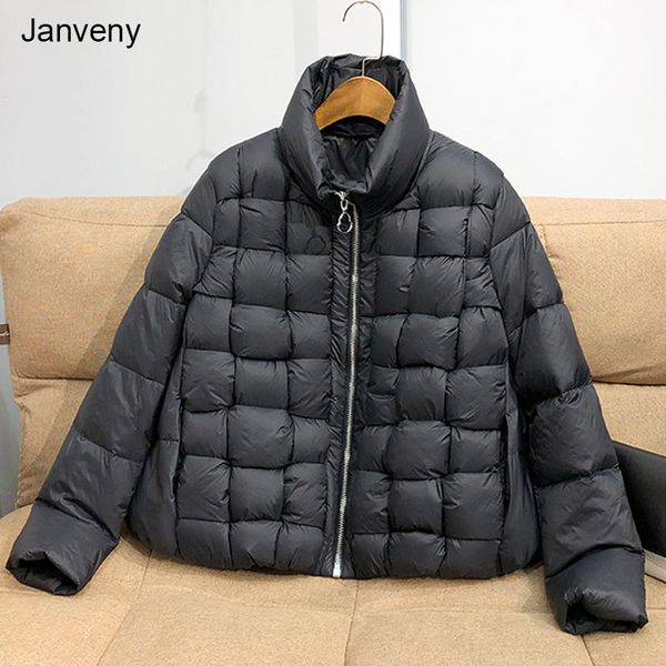 parkas janveny winter puufer fluffy down coat women stand color thick warm female 90% white duck down jacket short feather parkas, Black
parkas janveny winter puufer fluffy down coat women stand color thick warm female 90% white duck down jacket short feather parkas, Black