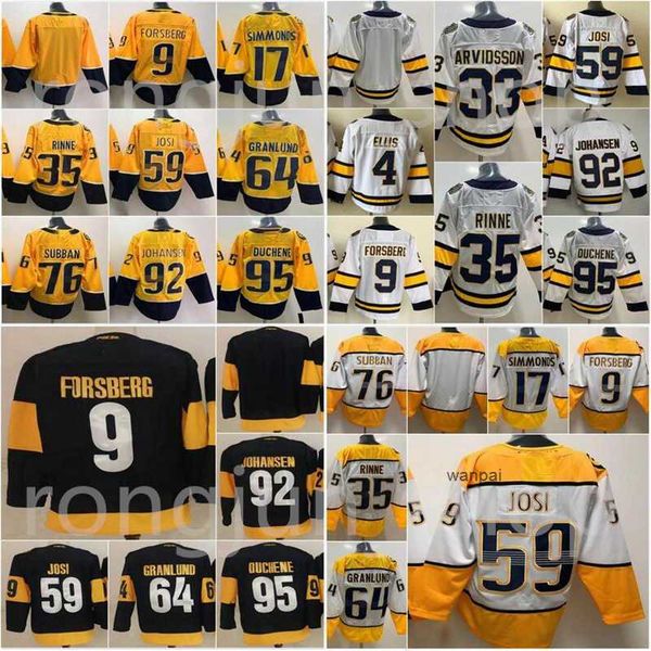 2022 nashville stadium series 59 roman josi hockey jerseys navy gold 9 filip forsberg 92 ryan johansen 95 matt duchene 64 mikael granlund, Black;red
2022 nashville stadium series 59 roman josi hockey jerseys navy gold 9 filip forsberg 92 ryan johansen 95 matt duchene 64 mikael granlund, Black;red