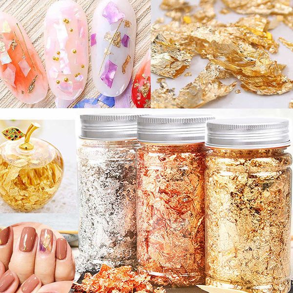 nail art decorations nail art tin foil broken 3 colors thick glitter body decoration makeup art decoration new year sticker nail diy design, Silver;gold
nail art decorations nail art tin foil broken 3 colors thick glitter body decoration makeup art decoration new year sticker nail diy design, Silver;gold