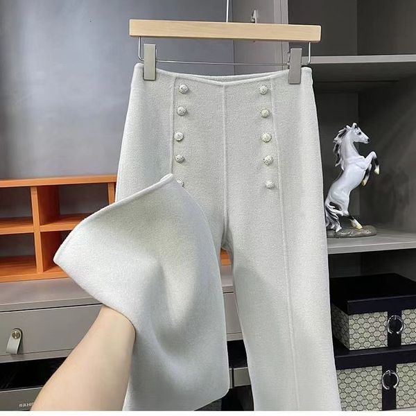 women's pants capris autumn winter wool high waist pants women korean style women trousers wide leg pants female warm solid pants a101, Black;white
women's pants capris autumn winter wool high waist pants women korean style women trousers wide leg pants female warm solid pants a101, Black;white