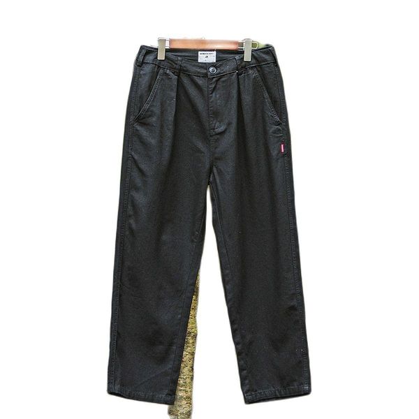 pants men's pants loose straight midwaist multicolors casual cargo pants spring autumn vintage clothes boyfriend husband's pants, Black 
pants men's pants loose straight midwaist multicolors casual cargo pants spring autumn vintage clothes boyfriend husband's pants, Black