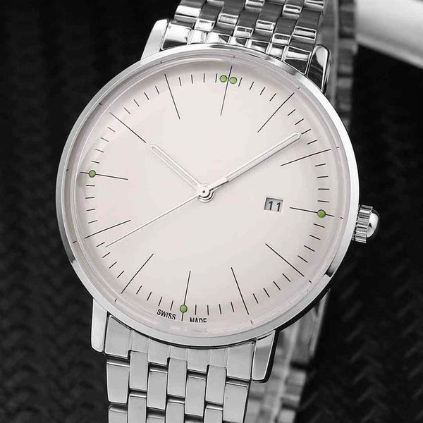 2021 new brand three-pin series men's luxury fashion large dial quartz watch men's watch steel watchband 2872, Slivery;brown
2021 new brand three-pin series men's luxury fashion large dial quartz watch men's watch steel watchband 2872, Slivery;brown