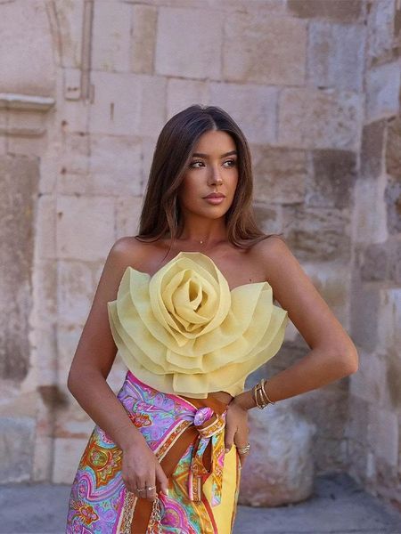 tanks zatrhmbm 2022 new fashion crop women organza flower decoration y2k streetwear short camisole yellow ladies summer, Black;white
tanks zatrhmbm 2022 new fashion crop women organza flower decoration y2k streetwear short camisole yellow ladies summer, Black;white