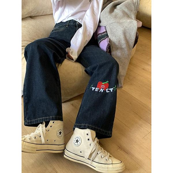 jeans 2022 spring vintage baggy blue women's jeans straight loose high waist trousers classic korean fashion mom denim wide leg pants
jeans 2022 spring vintage baggy blue women's jeans straight loose high waist trousers classic korean fashion mom denim wide leg pants