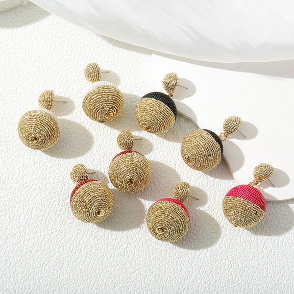 pendientes fringe drop earrings triple ball thread wood wrapped dangle earring bon bon long tassel for women, Silver
pendientes fringe drop earrings triple ball thread wood wrapped dangle earring bon bon long tassel for women, Silver