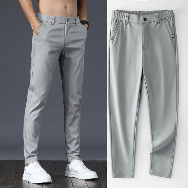 pants new 2022 spring summer pants mens stretch korean casual slim fit elastic waist business classic trousers male black gray 2838
pants new 2022 spring summer pants mens stretch korean casual slim fit elastic waist business classic trousers male black gray 2838