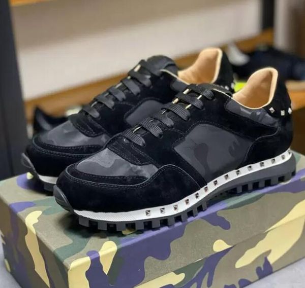 luxury rivet camouflage casual shoes suede nail designer shoes women's menswear designer plaid nail flat shoes mesh camouflage fashion, Black
luxury rivet camouflage casual shoes suede nail designer shoes women's menswear designer plaid nail flat shoes mesh camouflage fashion, Black