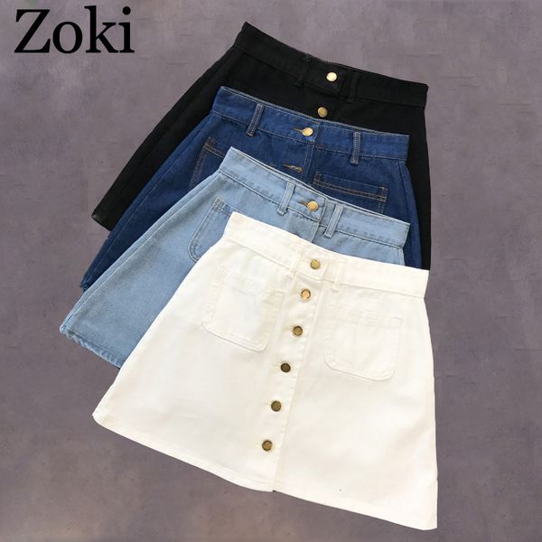 skirts zoki vintage women denim mini skirt summer high waist aline korean single button female jeans harajuku cotton street wear 230420, Black
skirts zoki vintage women denim mini skirt summer high waist aline korean single button female jeans harajuku cotton street wear 230420, Black