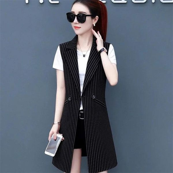 vests spring autumn women suit vest jacket coat new fashion sleeveless midlong waistcoat female vest outerwear women's clothing, Black;white
vests spring autumn women suit vest jacket coat new fashion sleeveless midlong waistcoat female vest outerwear women's clothing, Black;white