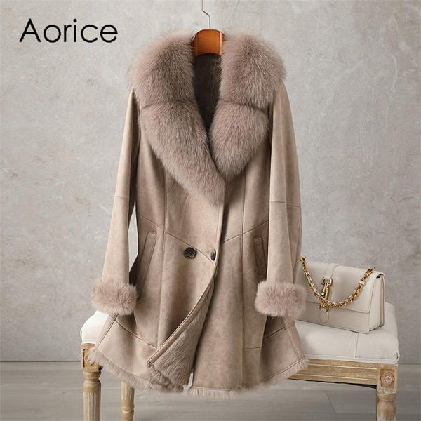 fur aorice women real rabbit leather with fur coat jacket brand new female winter fox collar trench parka ct189, Black
fur aorice women real rabbit leather with fur coat jacket brand new female winter fox collar trench parka ct189, Black