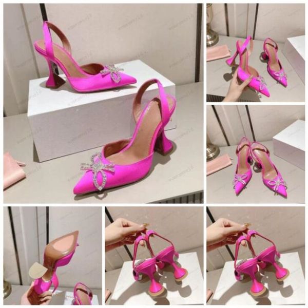 amina muaddi wedding sandals heeled shoes dress shoe luxury designer satin high bow crystal-embellished buckle pointed toe sunflower slipper, Black
amina muaddi wedding sandals heeled shoes dress shoe luxury designer satin high bow crystal-embellished buckle pointed toe sunflower slipper, Black