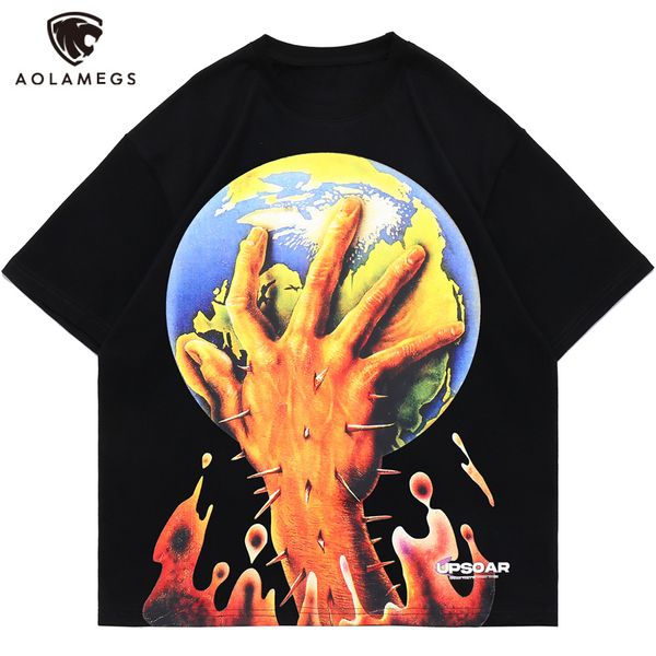 mens tshirts aolamegs men horror hand earth printed tshirt summer gothic hip hop style tee cotton oversized short sleeve clothing 230420, White;black
mens tshirts aolamegs men horror hand earth printed tshirt summer gothic hip hop style tee cotton oversized short sleeve clothing 230420, White;black
