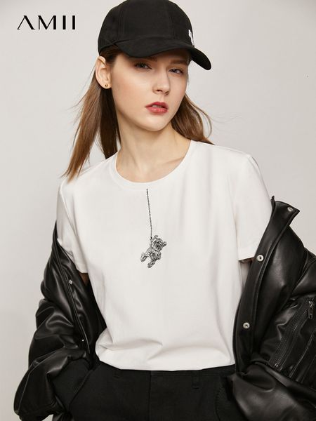 women's t-shirt amii minimalism t-shirt for women spring casual versatile white round neck short sleeve bear embroidered 12322061 2304
women's t-shirt amii minimalism t-shirt for women spring casual versatile white round neck short sleeve bear embroidered 12322061 2304