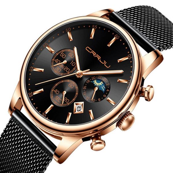 crrju 2266 quartz mens watch selling casual personality watches fashion popular student wristwatches multicolor choice204e, Slivery;brown
crrju 2266 quartz mens watch selling casual personality watches fashion popular student wristwatches multicolor choice204e, Slivery;brown