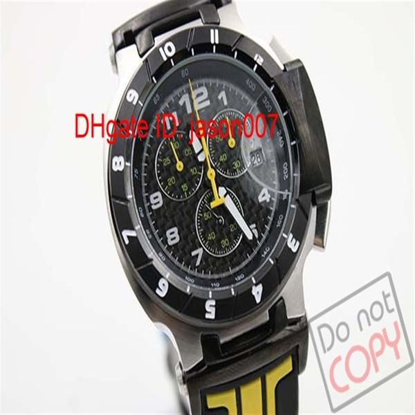 men's t-race black dial japan quartz working chrono yellow rubber strap wrist mens watch watches219c, Slivery;brown
men's t-race black dial japan quartz working chrono yellow rubber strap wrist mens watch watches219c, Slivery;brown