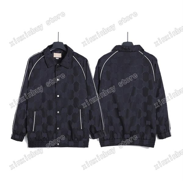 xinxinbuy men designer coat jacket jacquard double letter fabric nylon fabric zipper pocket long sleeve women white black m-2xl3050, Black;brown
xinxinbuy men designer coat jacket jacquard double letter fabric nylon fabric zipper pocket long sleeve women white black m-2xl3050, Black;brown